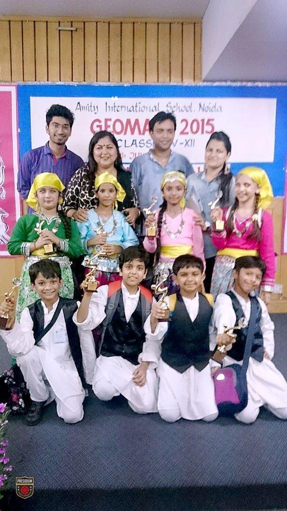 Presidium Indirapuram, PRESIDIANS BAGGED LAURELS IN GEOMATY 2015